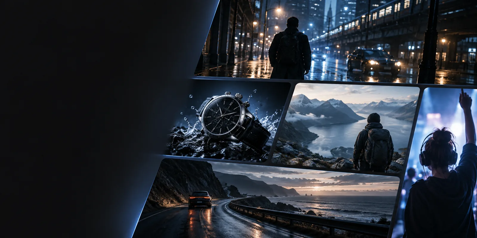 Invideo landing-page video creation visual
